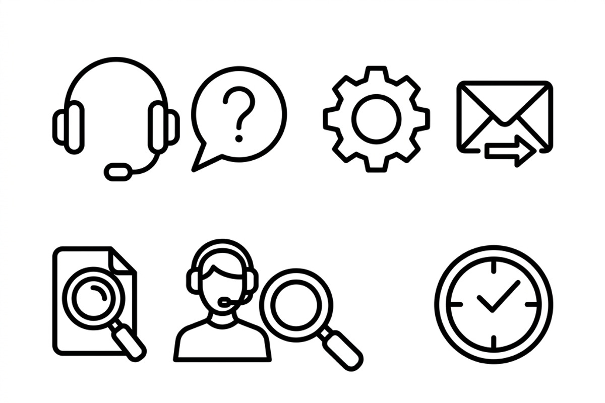 380 Customer Service Icon Set, an Outline Icon by adenpinkstore (Photo 11 of 19)