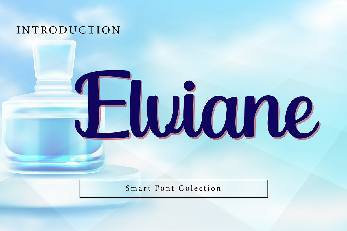 Elviane, a Script Font by Wow Magic (Photo 1 of 2)