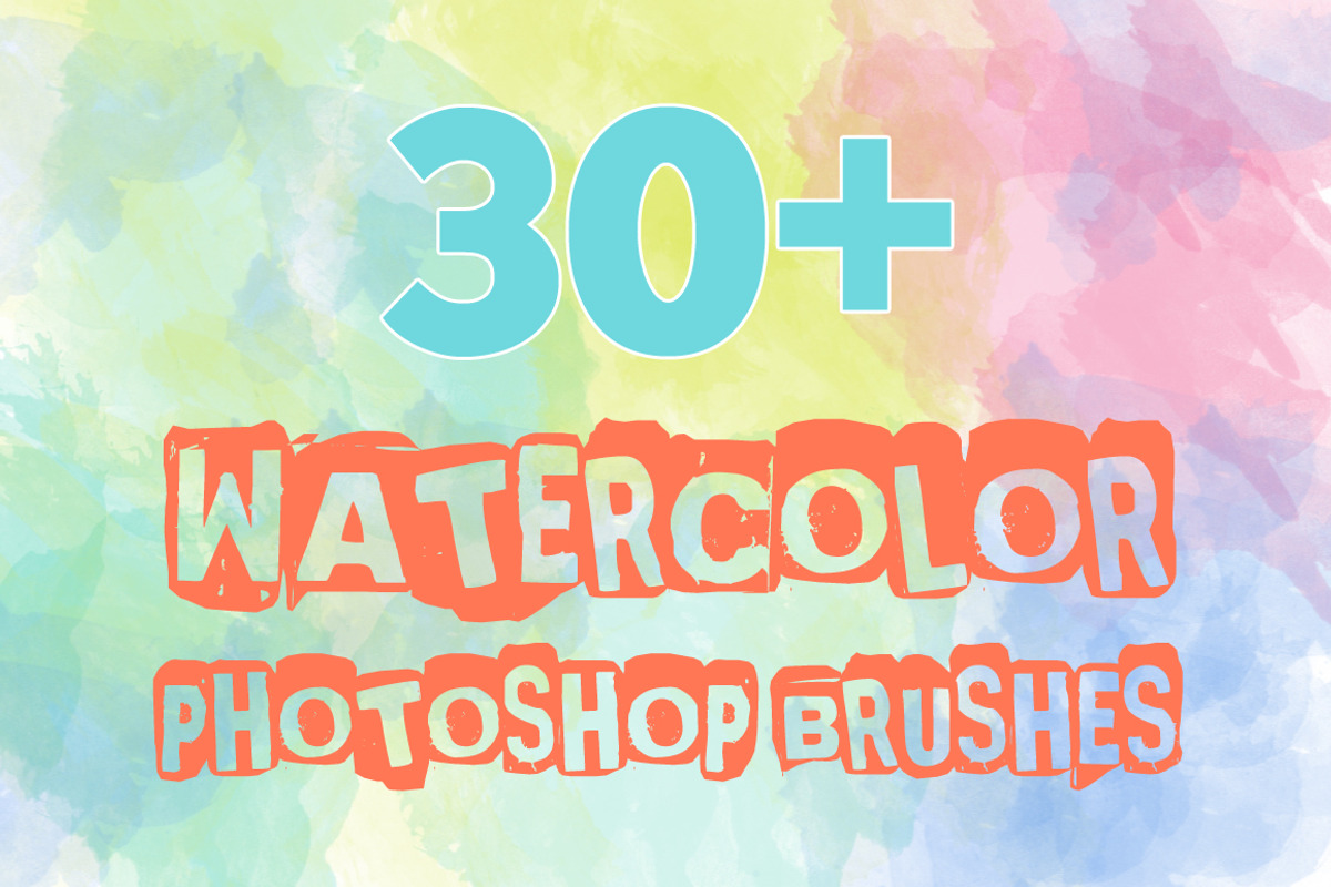 30+ Watercolor Photoshop Brushes preview 6