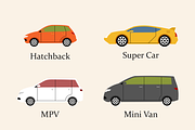 Cars Body Type Illustration, a Transportation Illustration by Zakazis (Thumbnail 4 of 4)