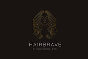 hair brave logo minimalist, a Branding & Logo Template by Mariyana (Thumbnail 4 of 5)
