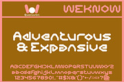 Scifi Universe font, a Font by weknow (Thumbnail 4 of 8)
