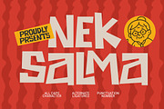 Nek Salma - Playful display font, a Sans Serif Font by Ideal Eksis (Thumbnail 1 of 16)