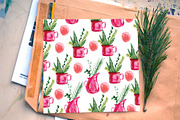 Christmas Herbal watercolor set, a Decorative Illustration by Olesya Morokhovets (Thumbnail 5 of 7)