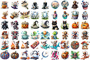 Cute Halloween Clipart,Gothic, Voodo, an Illustration by Sublimation Artist (Thumbnail 2 of 14)