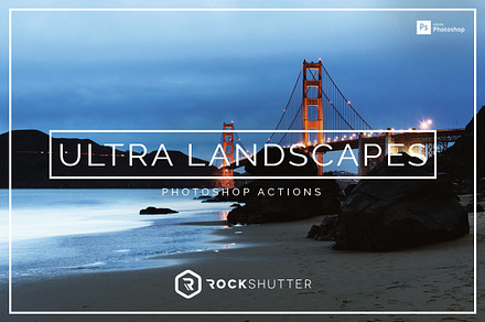 Ultra Landscapes Photoshop Actions, an Action Add-On by RockShutter