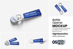 Bottle Opener Mockup, a Product Mockup by bimockup
