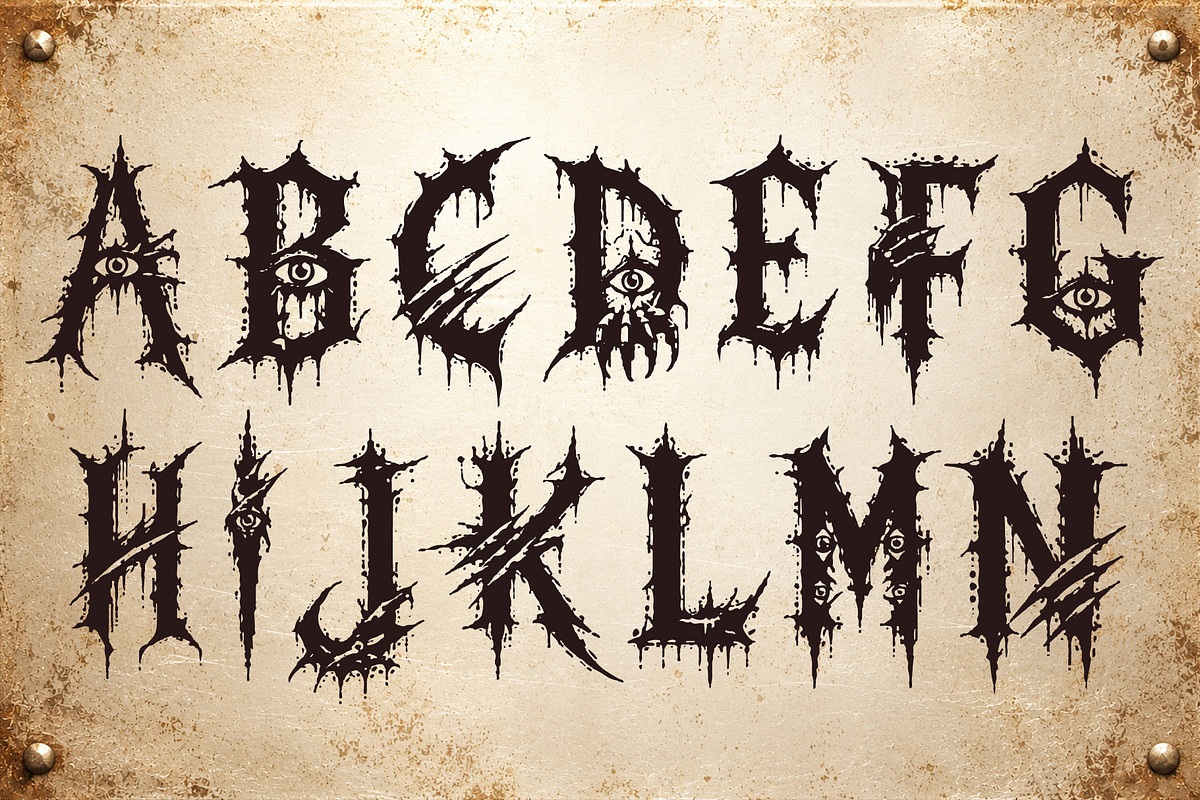 AGERDON - Brutal Grunge Core, a Handwritten Font by HypeWorksCo (Photo 7 of 10)