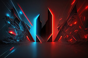 Red and Blue Futuristic Backgrounds, a Background Graphic by Bilgep_design (Thumbnail 17 of 17)