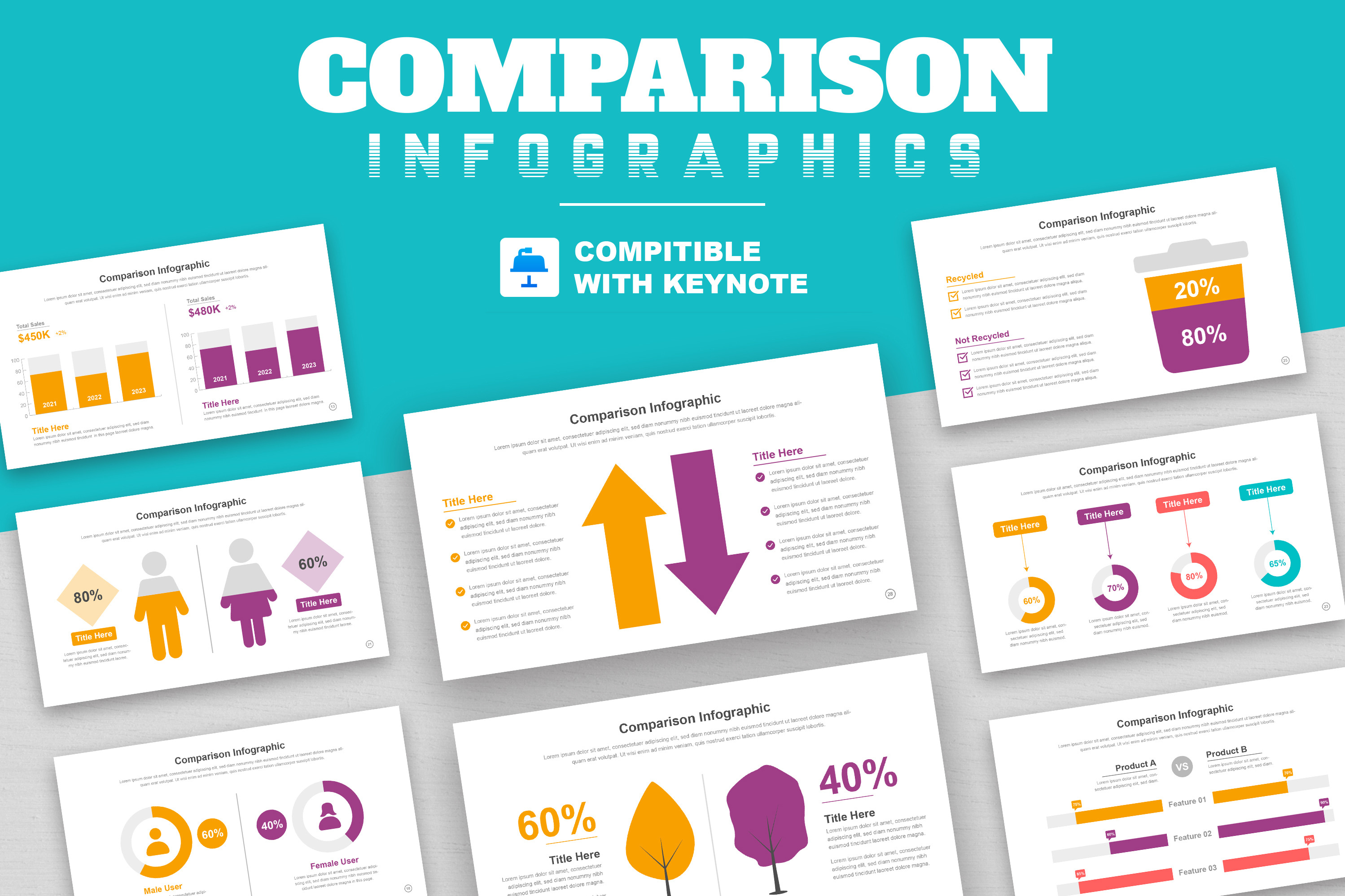 Comparison Infographics Keynote