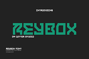 Reybox – Futuristic Stylish Display, a Sans Serif Font by Dm Studio (Thumbnail 1 of 11)