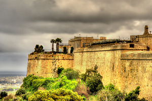 Fortifications of the city of Mdina, an Architecture Photo by Leonid Andronov