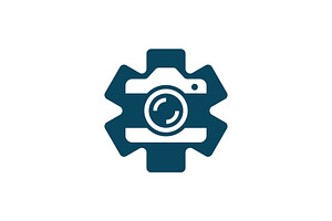 asterisk camera logo, a Branding & Logo Template by Rasagama Studio