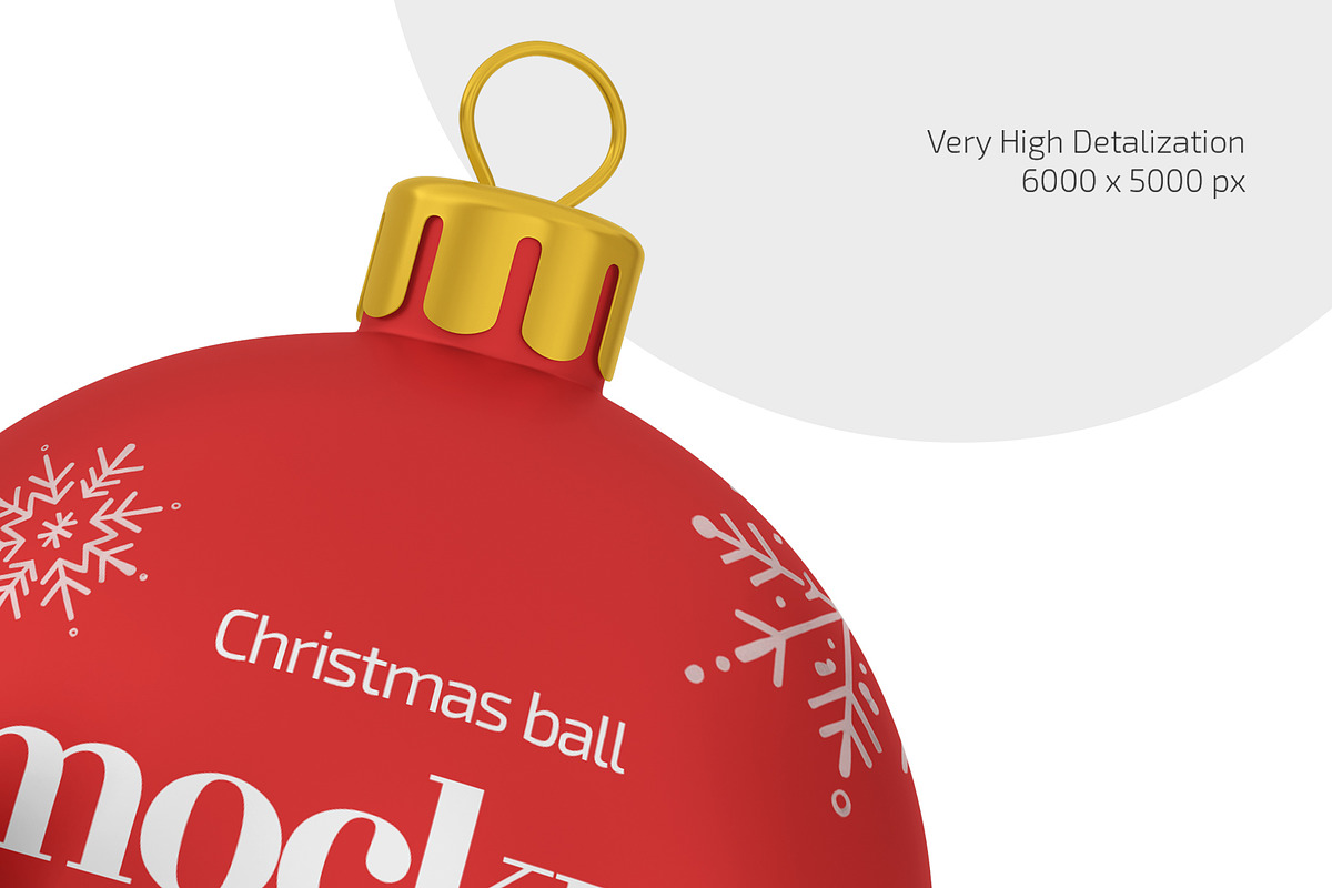 Christmas Ball Mockup Set, a Product Mockup by Country4k (Photo 2 of 4)