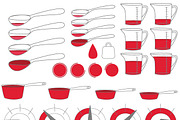 Cooking Recipe InfoGraphic, an Illustration by The Geekery Store (Thumbnail 2 of 2)