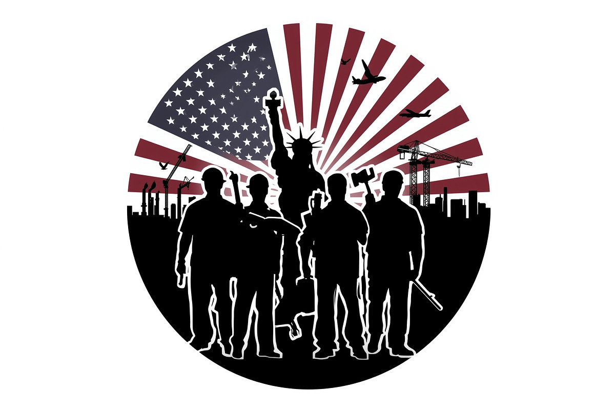 America Worker Vector Bundle, an Illustration by jahid234 (Photo 14 of 21)