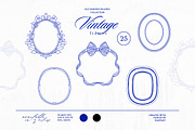 Dominica Vintage Frame Collection, an Object Illustration by NassyArt (Thumbnail 10 of 17)
