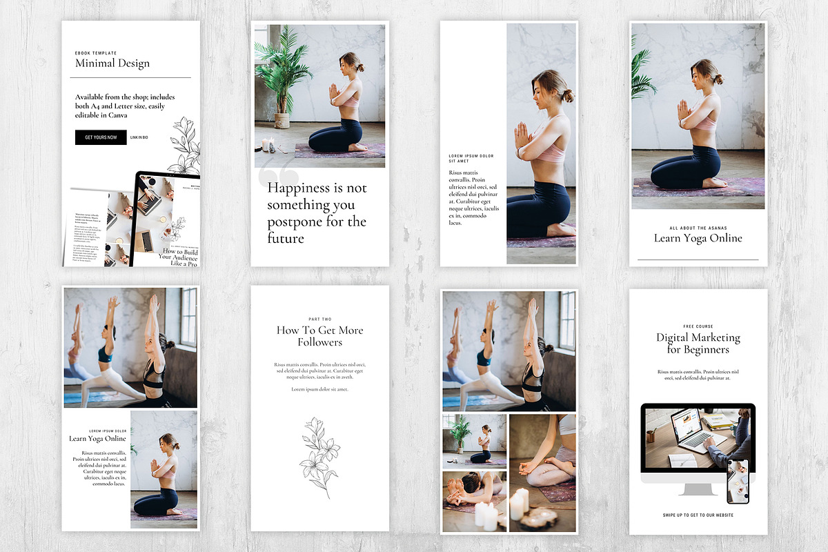 16 Instagram Templates for Canva, a Social Media Template by Paperweight Memories (Photo 5 of 7)