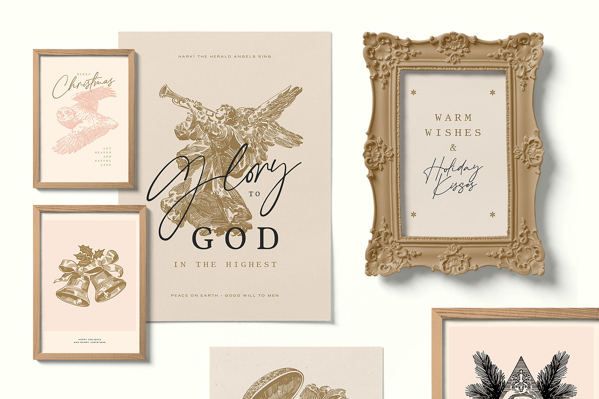 50 Dark Christmas Poster Templates, an Object Graphic by KetteCreate (Photo 12 of 15)
