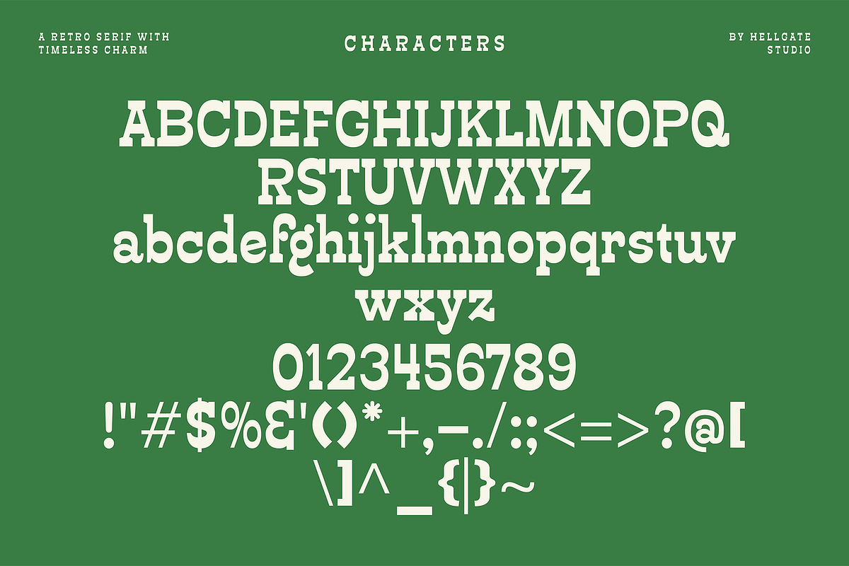 Patan Retro Serif Font, a Serif Font by GRVS Studio (Photo 2 of 4)