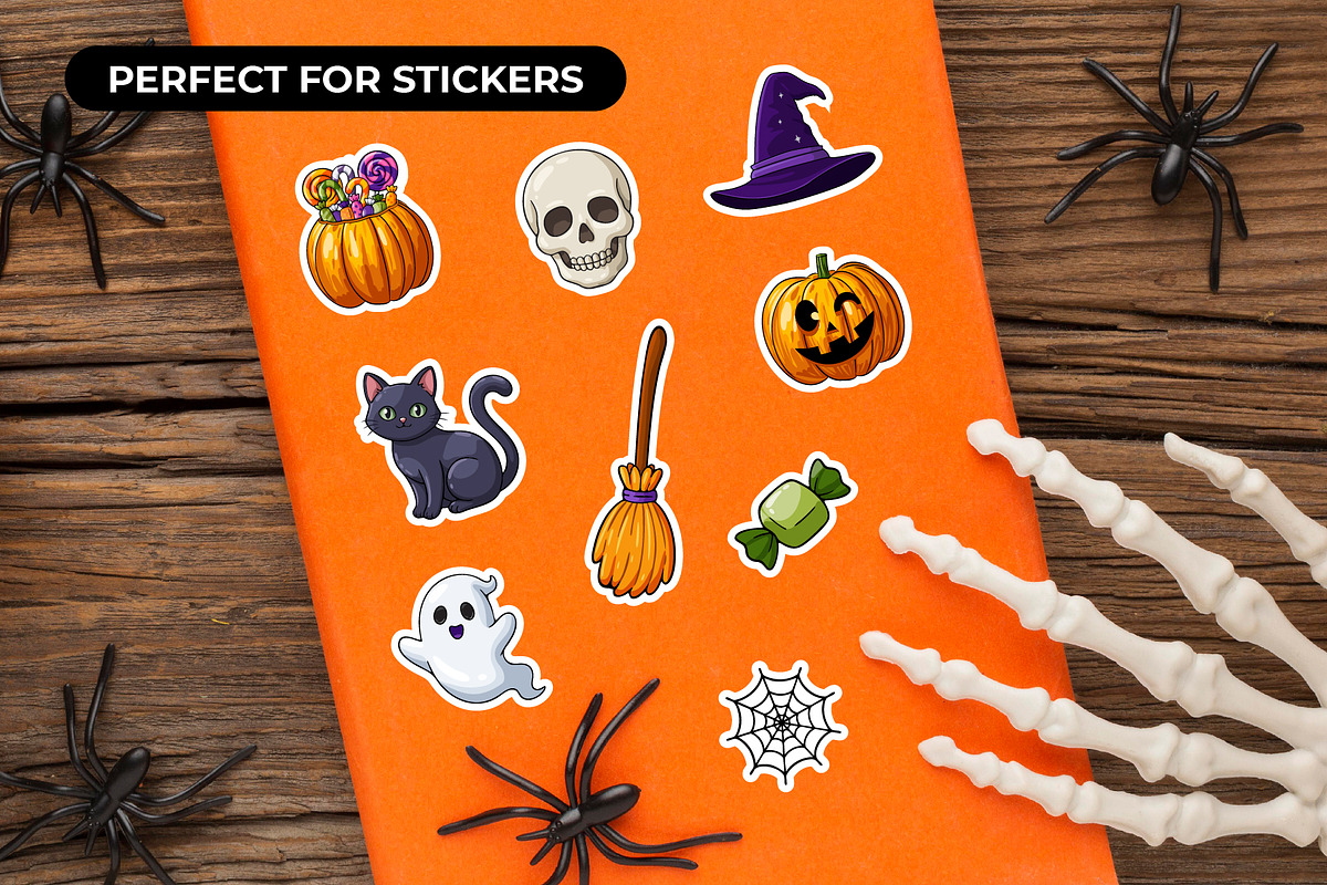 Halloween Clipart Vector (45), a Seasonal Illustration by Iryna Denysova (Photo 6 of 7)