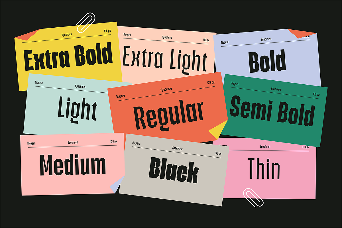Biogem, a Font by A.Budianto (Photo 9 of 9)