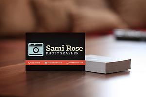 Vintage Photography Business Cards