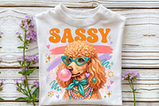 Sassy Retro Poodle Dog PNG, a Seasonal Illustration by Sublimation Artist (Thumbnail 3 of 9)