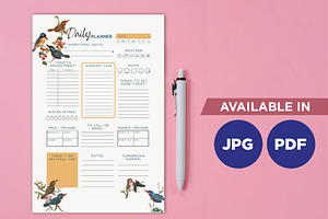 Bird Planifier Daily Planner