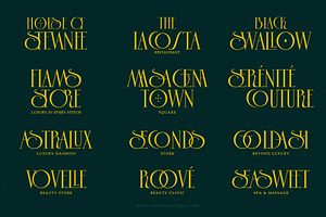 UT Sagora Glamour - A Luxury Font