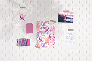 Pink Tropics patterns., a Pattern Graphic by Dinkoobraz (Thumbnail 7 of 9)
