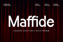 Maffide - Sans Serif Family Font