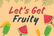 Fruity Stories - Fun Display Font, a Sans Serif Font by Kotak Kuning Studio (Thumbnail 2 of 5)