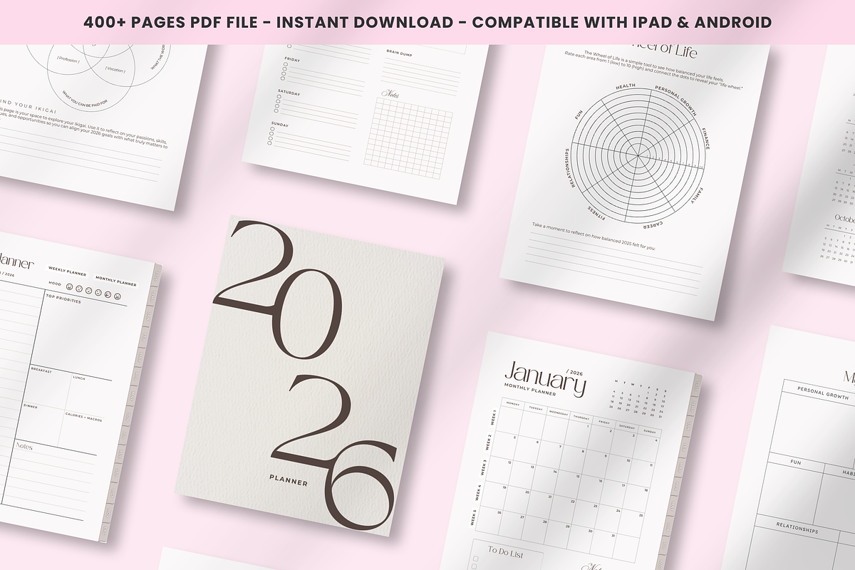 2026 Planner for iPad preview 2