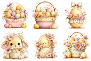 Easter Eggs Basket Clipart, an Illustration by Daily.Designs (Thumbnail 6 of 8)