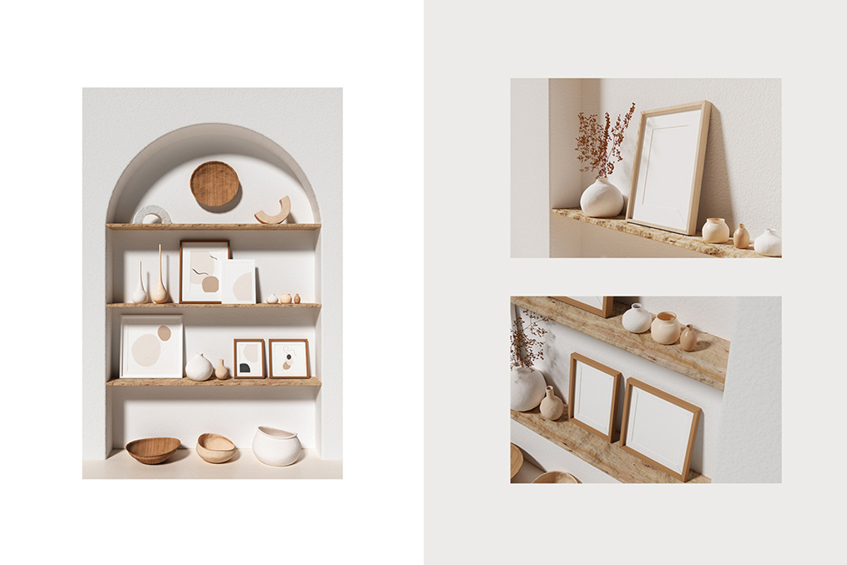 Artisan Frame Mockup, a Print Template by LINII (Photo 5 of 8)