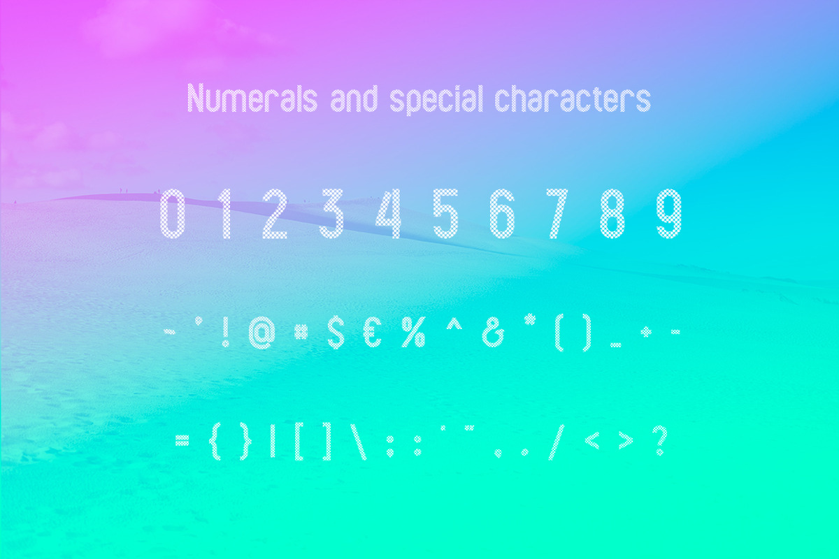 Arcachon Dotted Font preview 4