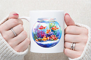 Pastel Aquarium Clipart, an Illustration by Sublimation Artist (Thumbnail 5 of 6)
