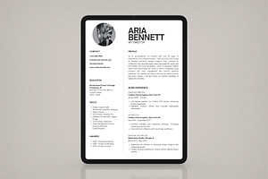 Minimalist Business Resume Template