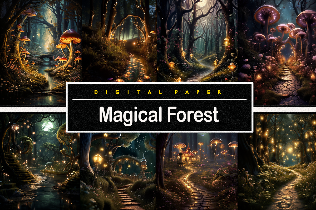 Magical Forest, a Background Graphic by Printable Treasure (Photo 1 of 8)