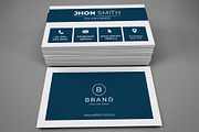 Minimalistic Creative Business Card, a Business Card Template by M9 Design (Thumbnail 2 of 3)