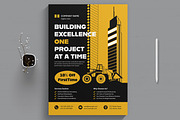 Industrial Construction Services, a Flyer Template by MightyDesign (Thumbnail 1 of 8)