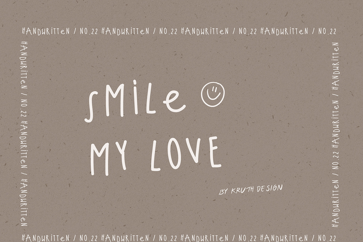 The Kids Font / handwritten, a Handwritten Font by KruthDesign (Photo 5 of 11)