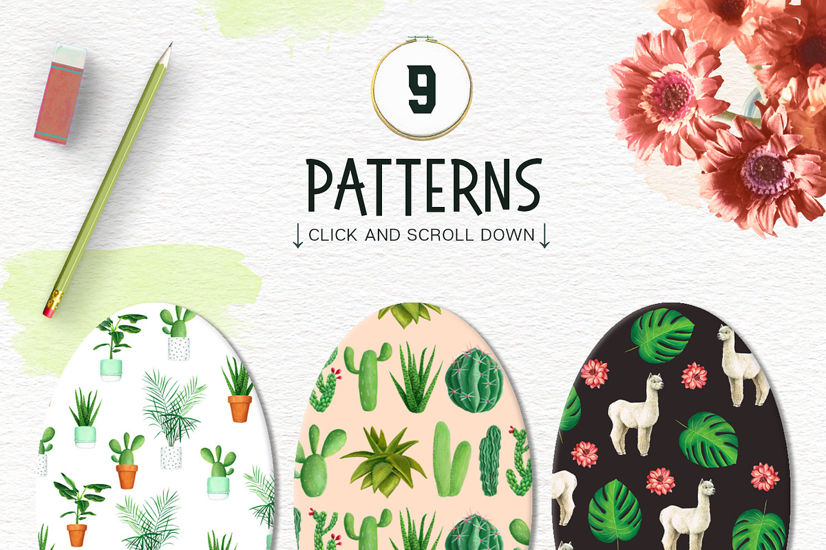 Cacti and Animals - Design Kit, an Animal Illustration by Lisa's Balcony (Photo 6 of 8)
