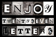 27 Letters, an Illustration by Rsz Type Foundry (Thumbnail 1 of 3)