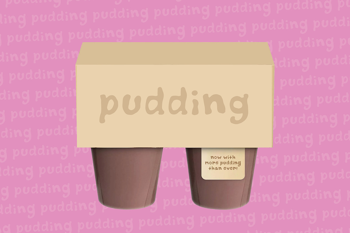 Pudding Display Font, a Handwritten Font by Morgan Conner (Photo 1 of 3)