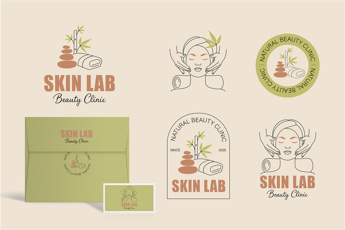 Floral Line Art Beauty Branding Kit, a Branding & Logo Template by Lettering_Logo (Photo 9 of 19)