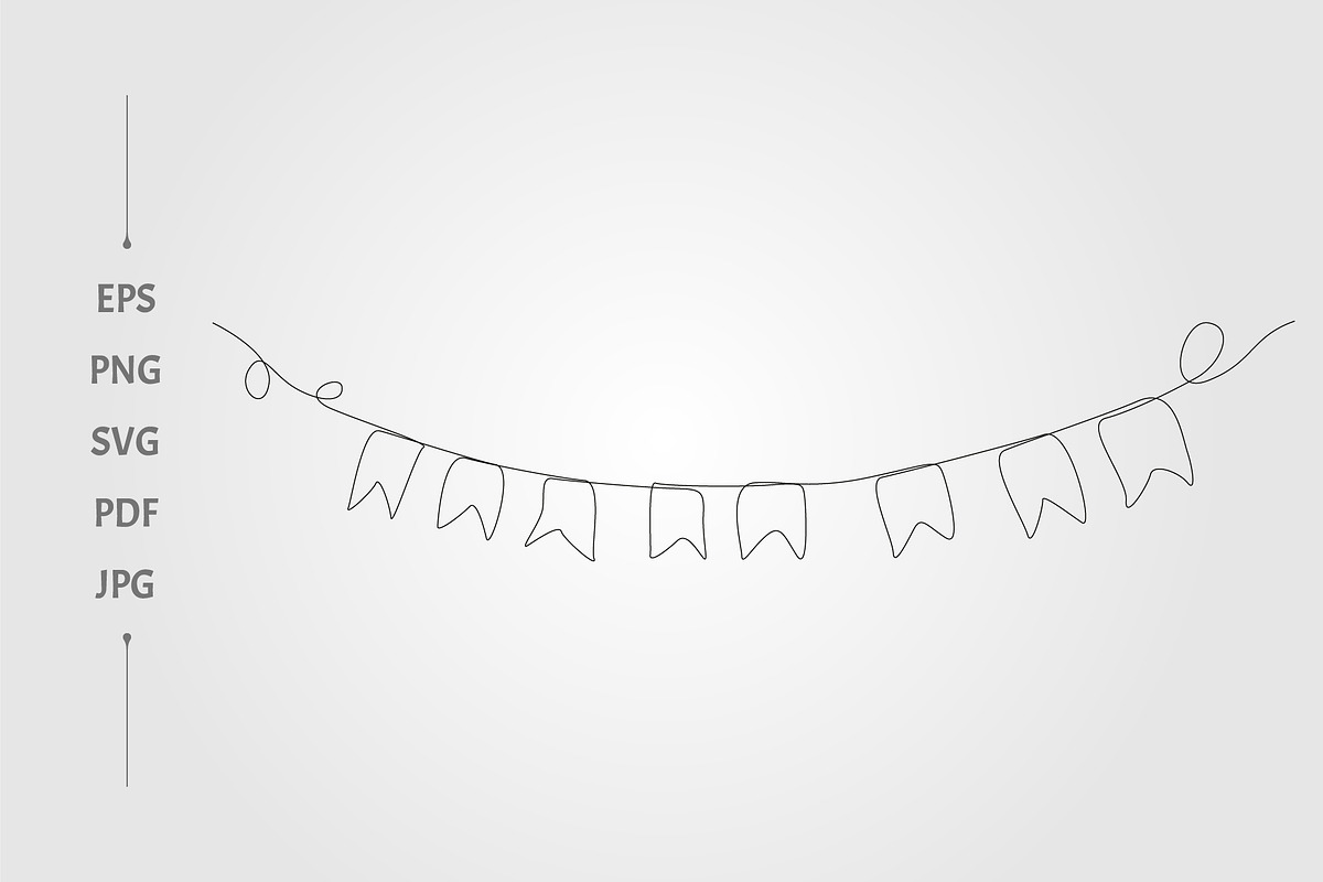 elegant flags for party bunting, a Background Graphic by lawoel (Photo 2 of 3)