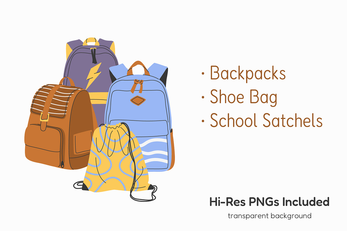 100+ School Supplies Clipart Kit, an Education Illustration by IuliiaSavko (Photo 3 of 8)