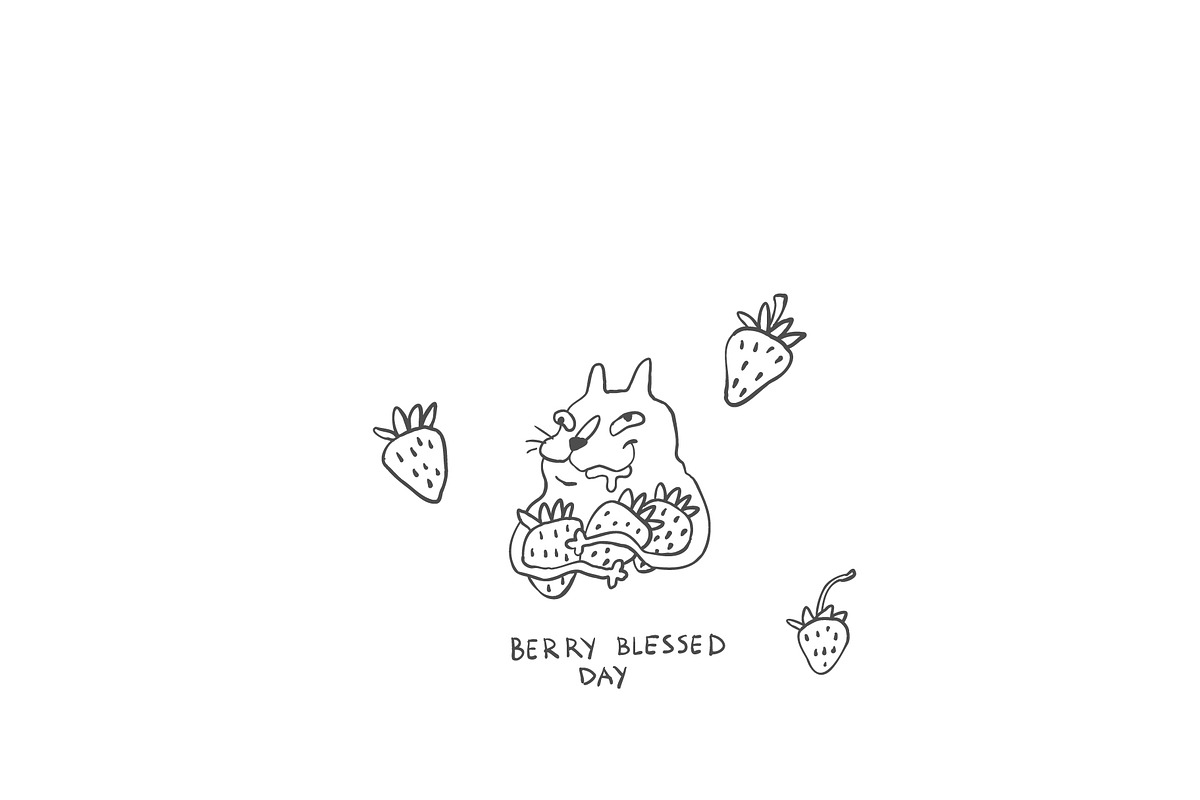 Strawberry Cats, a Graphic by Anastasiya Klempach (Photo 6 of 13)